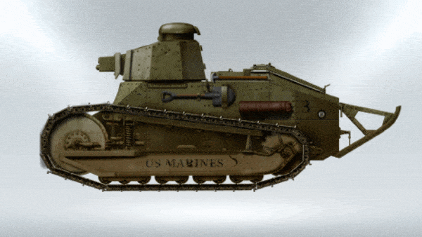 99 năm lịch sử xe tăng Mỹ trong một ảnh GIF