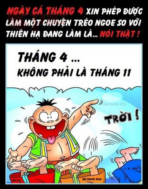 Ảnh chế cực hài trong ngày Cá tháng Tư