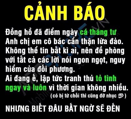 Ảnh chế cực hài trong ngày Cá tháng Tư