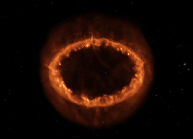 Ảnh, video và mô hình ba chiều của siêu tân tinh khổng lồ sáng nhất Vũ trụ