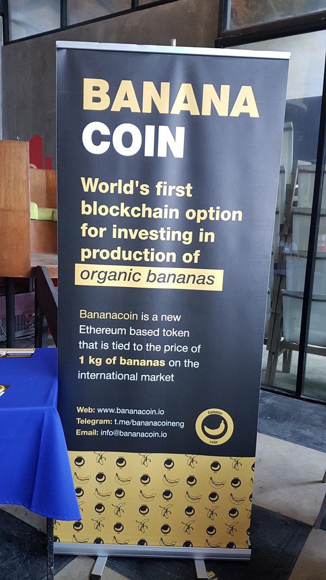 Bananacoin - Đồng tiền chuối, có trị giá bằng 1 cân chuối