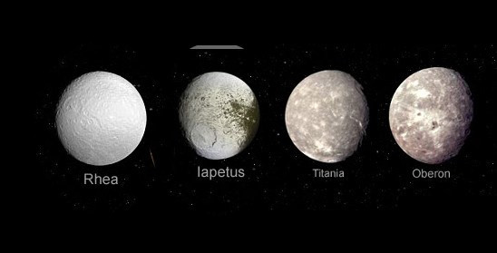 Bất ngờ kích thước các Mặt trăng lớn nhất trong Thái Dương hệ