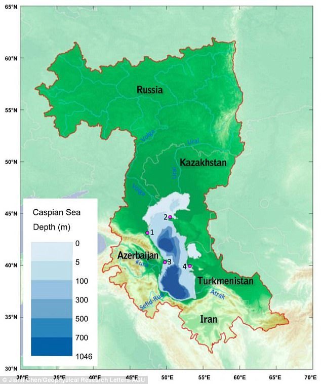 Biển Caspi sắp bốc hơi hoàn toàn, lý do khiến giới chuyên gia lo ngại
