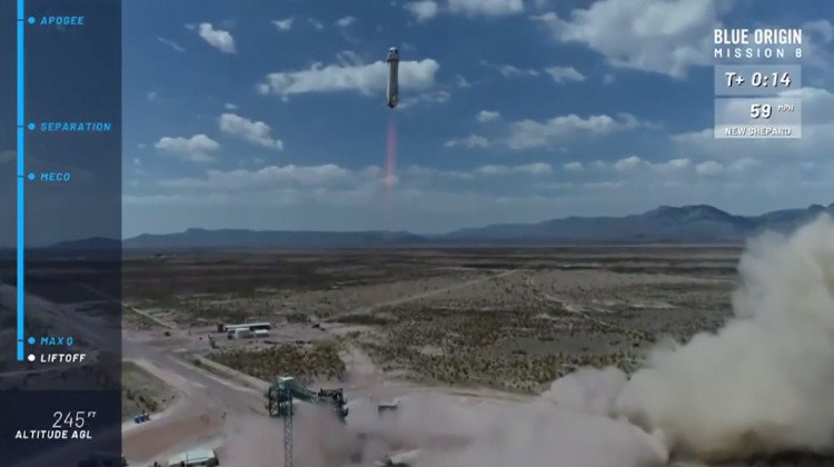 Blue Origin phóng thử nghiệm thành công tàu du lịch không gian