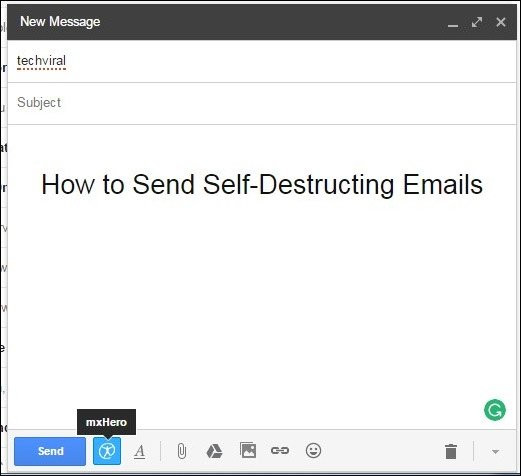 Cách gửi email tự hủy trong Gmail