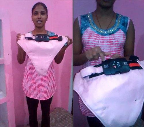 Cô gái Ấn Độ chế tạo quần lót gắn camera chống cưỡng hiếp