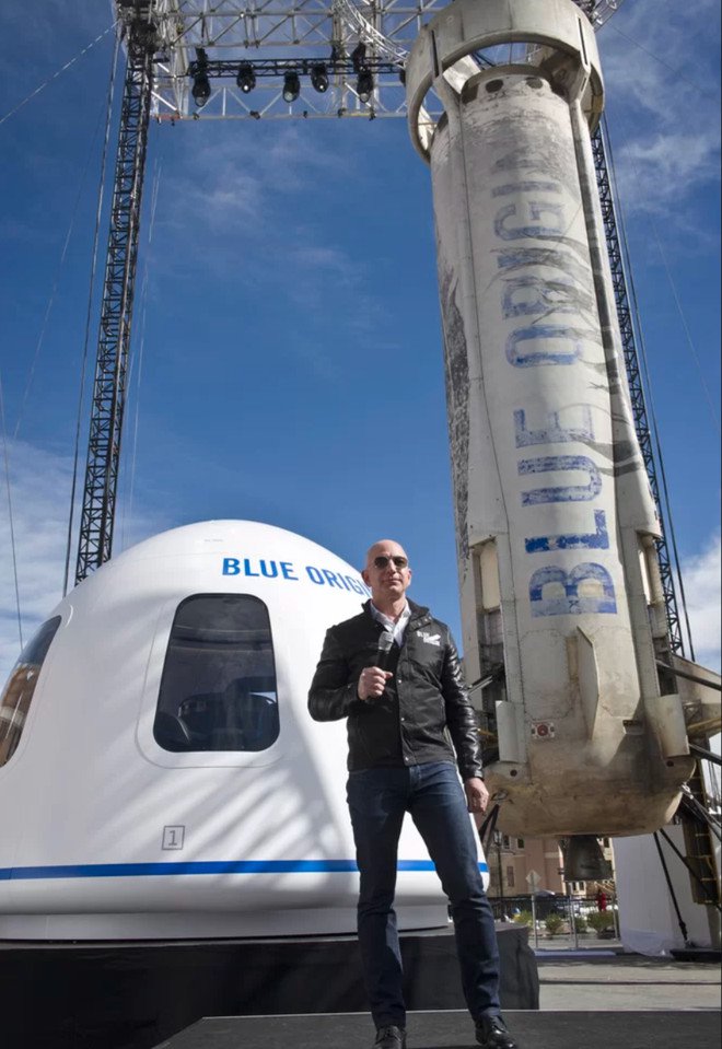 Công ty Blue Origin có thể sẽ cho du khách thám hiểm không gian trong năm nay