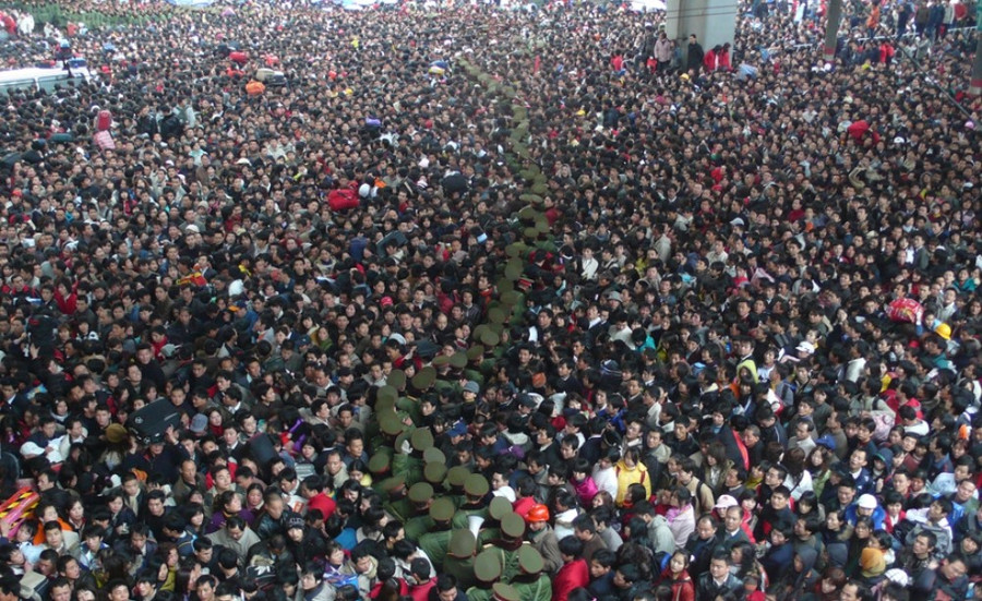Cuộc di dân khổng lồ về quê ăn Tết ở Trung Quốc