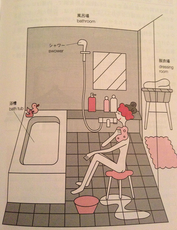 Đến Nhật Bản bạn đừng hòng đi vệ sinh trong lúc tắm, lý do là?