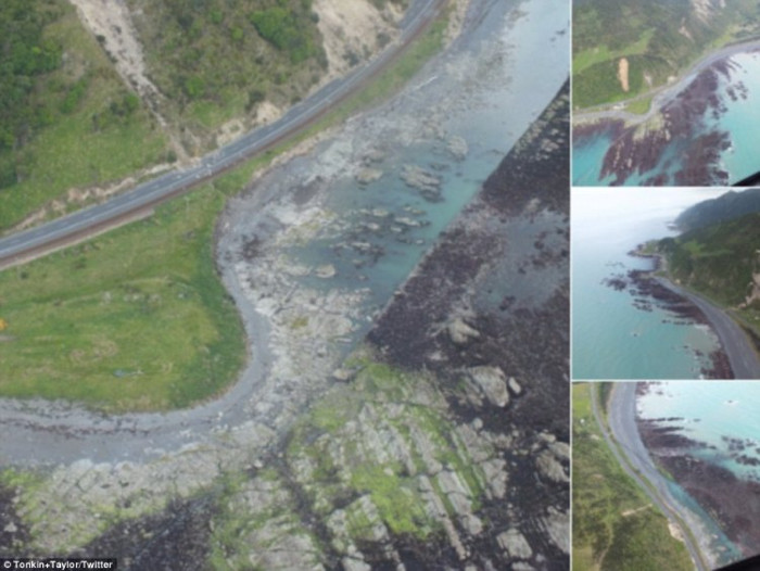 Động đất kéo đáy biển lên cao 2m ở New Zealand