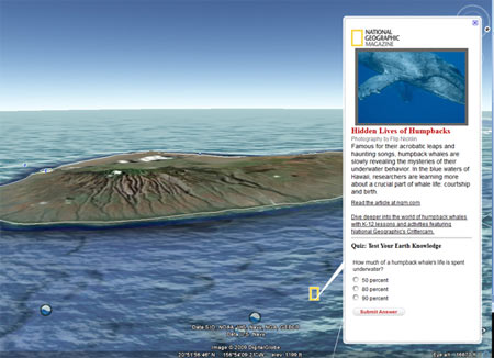 Hình ảnh đại dương kỳ thú trên Google Earth