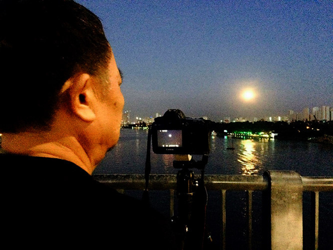 Hình ảnh Siêu trăng 70 năm mới có 1 lần ở Việt Nam