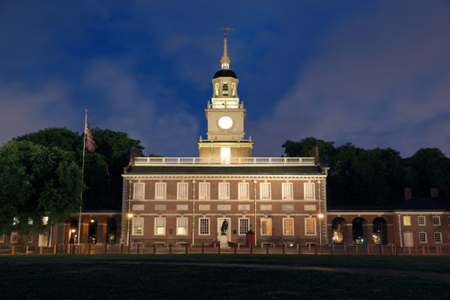 Hội trường độc lập Independence Hall - Hợp chủng quốc Hoa Kỳ