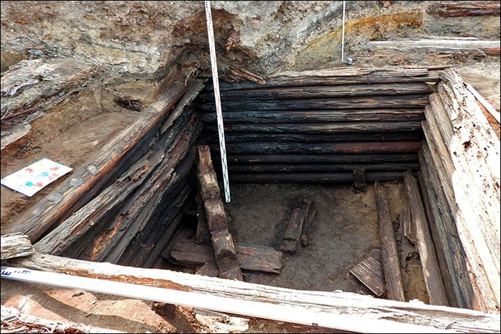 Khai quật tàn tích nhà cháy, phát hiện củ cải nướng 400 năm tuổi