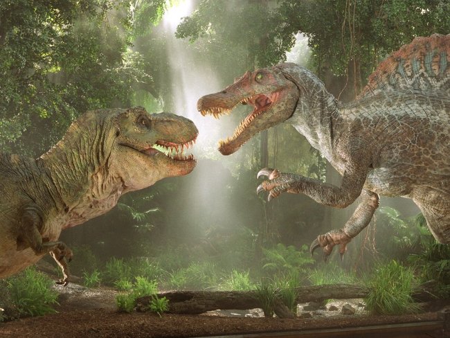 Khủng long bạo chúa T-rex và Giganotosaurus, con nào sẽ thắng?