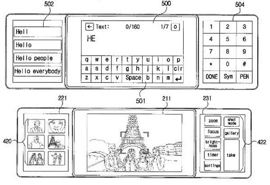 LG công bố bằng sáng chế điện thoại ba màn hình