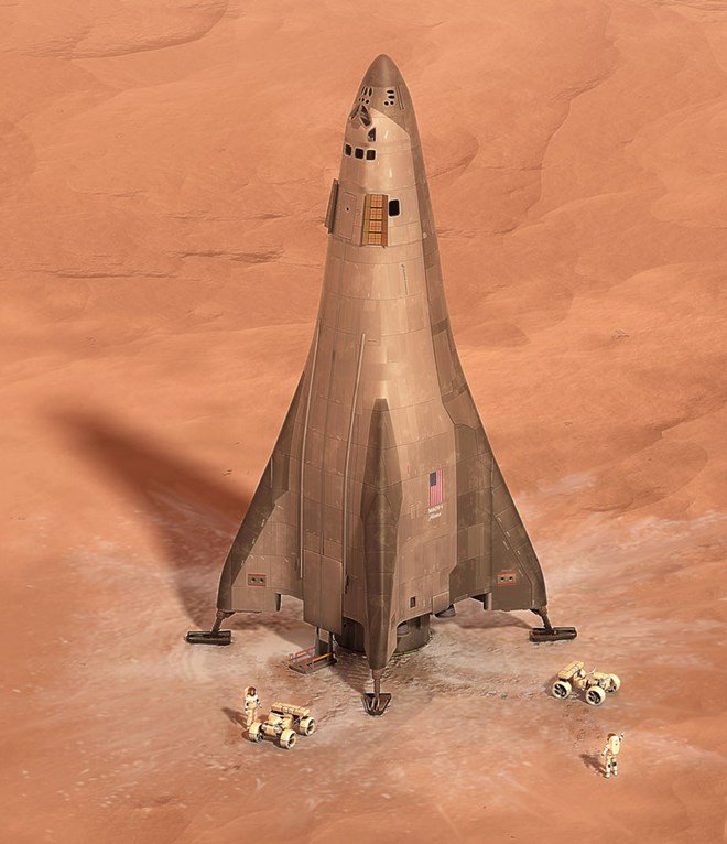 Lockheed Martin hé lộ tàu đổ bộ sao Hỏa mới chạy bằng hydro hóa lỏng