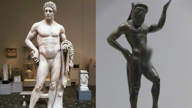 Lý do các bức tượng Hy Lạp cổ lại có chỗ ấy bé một cách thảm thương