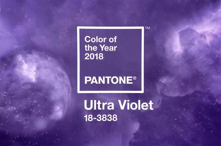 Màu sắc của năm 2018 - thế giới nhuộm màu tím vô cực