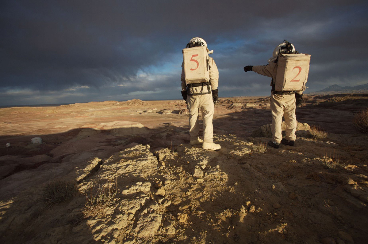 Mô phỏng môi trường sao Hỏa trên sa mạc đá