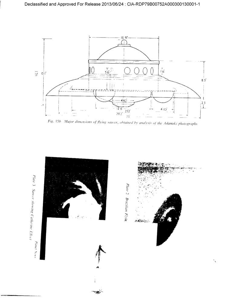 Một số hình ảnh trong 13 triệu tài liệu tuyệt mật về UFO của CIA