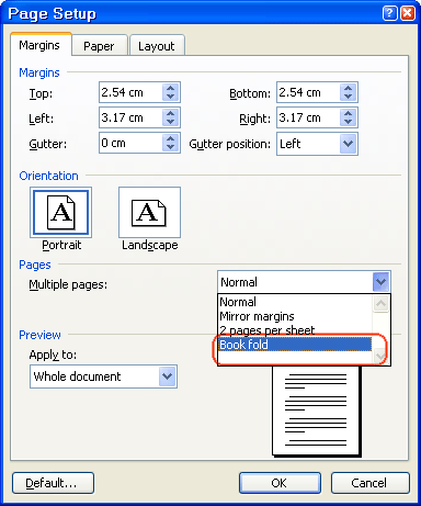 Một số thủ thuật khi in văn bản trong MS Word