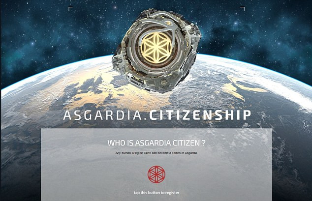 Nào cùng đăng ký lên làm thành viên của thành phố vũ trụ Asgardia vào năm tới
