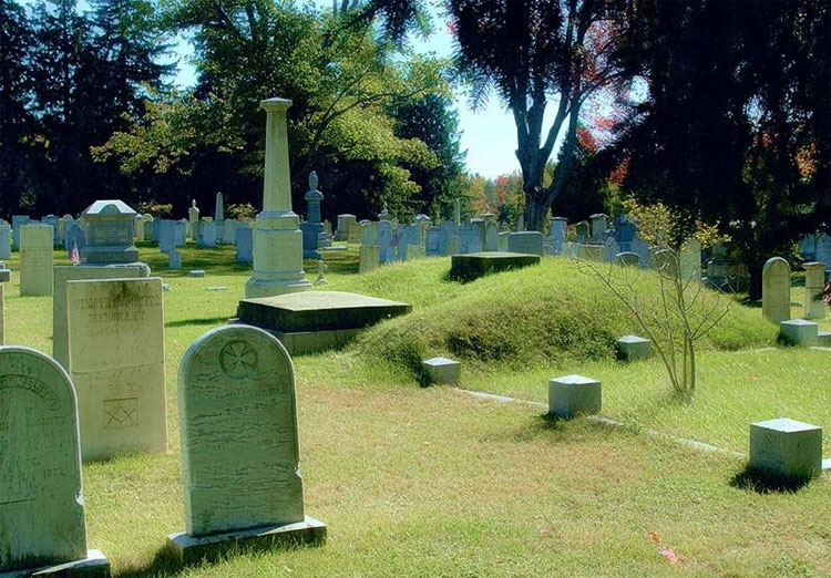 Ngôi mộ nhìn thấy người chết ở Mỹ