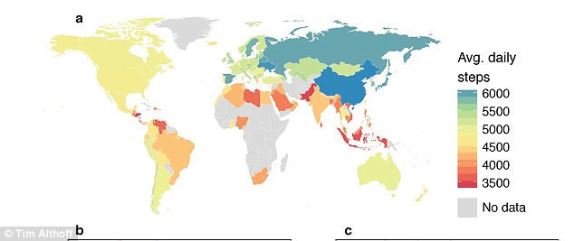 Người dân nước nào lười đi bộ nhất thế giới?