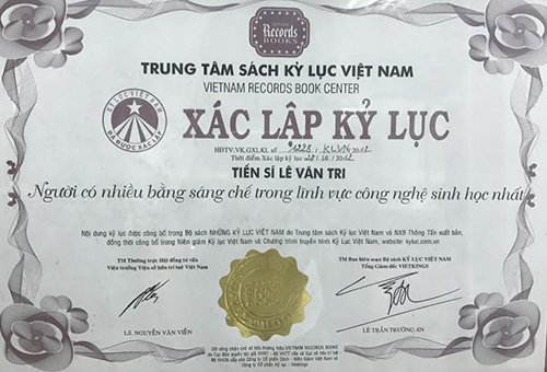 Nhà khoa học sở hữu nhiều bằng sáng chế nhất Việt Nam