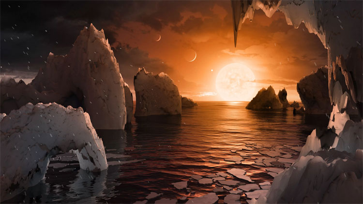 Những hành tinh trên hệ sao TRAPPIST-1 có thể không tồn tại được sự sống