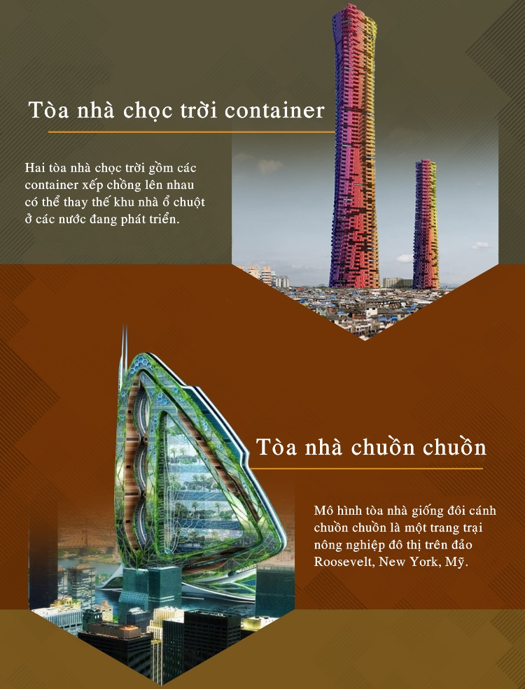 Những tòa nhà chọc trời của tương lai