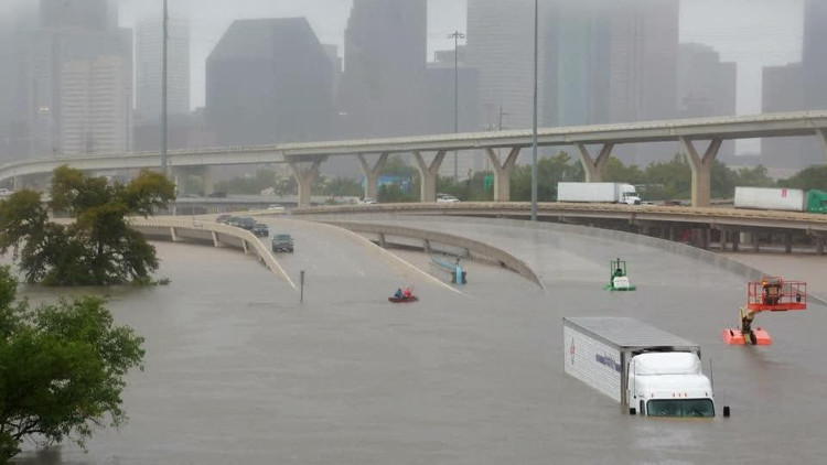 Những yếu tố thúc đẩy siêu bão trút 34 tỷ m3 nước xuống Texas