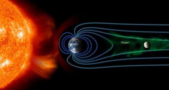 Phát hiện bất ngờ: Gió Mặt trời cuốn ôxy trên Trái đất lên Mặt trăng