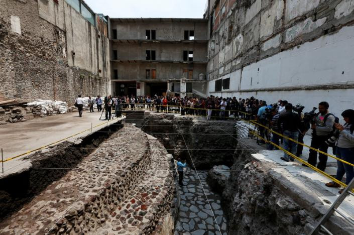Phát hiện dấu tích bộ tộc ăn thịt người Aztec cổ đại tại thủ đô Mexico
