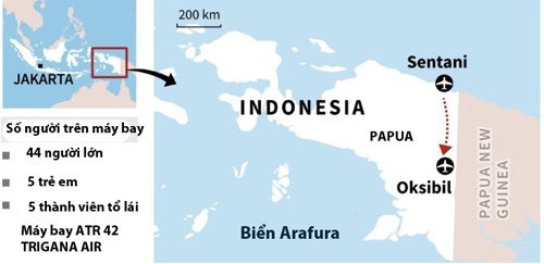 Phát hiện xác máy bay rơi Indonesia, tất cả hành khách thiệt mạng