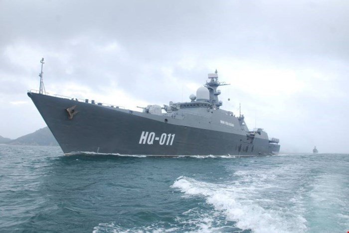 Quá vui sức mạnh tàu chiến Gepard 3.9 mới về Việt Nam