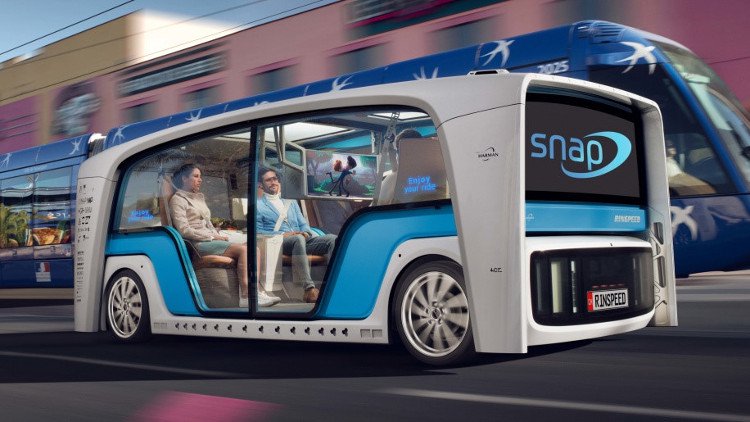 Rinspeed Snap: Tương lai của giao thông không người lái