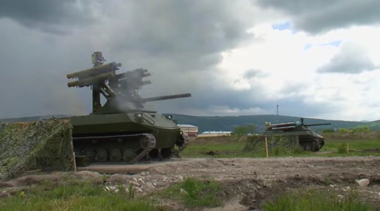 Robot xe tăng Uran-9 mà Nga vừa triển khai ở Syria có gì hấp dẫn?