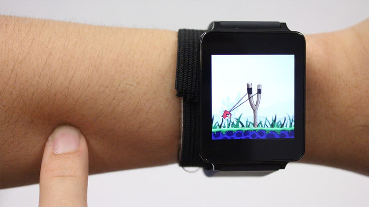 SkinTrack - Biến cánh tay thành bề mặt cảm ứng cho đồng hồ thông minh