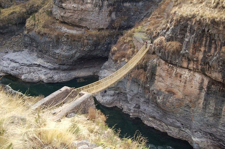 Sự thật bất ngờ về cây cầu treo cuối cùng của người Inca