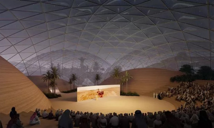 Thành phố sao Hỏa tương lai của UAE trên Trái Đất
