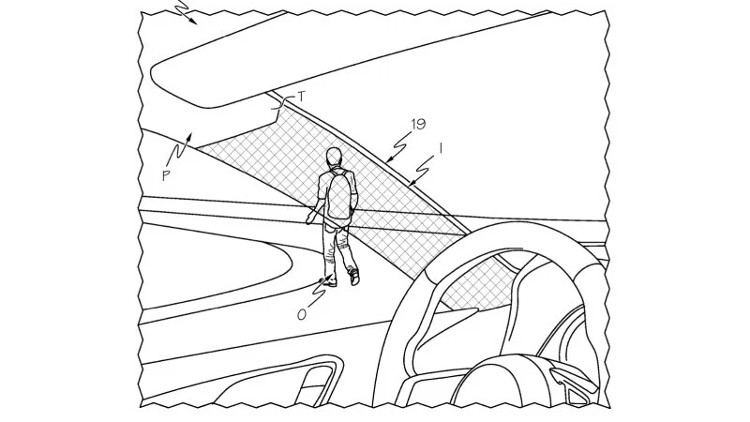 Toyota đăng ký bằng sáng chế cho trụ A xe ô tô có thể nhìn xuyên qua