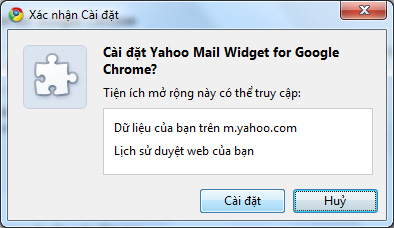 Truy cập Yahoo! Mail và các dịch vụ trên Google Chrome