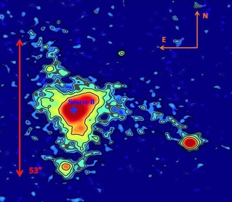 Vệt khí bí ẩn khổng lồ đang phát triển trong vũ trụ