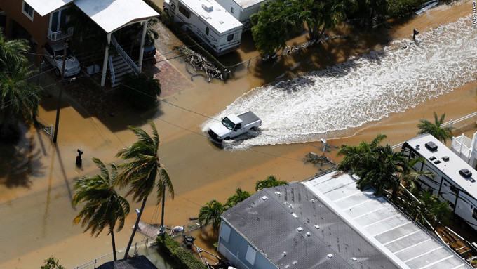 Vệt tàn phá siêu bão Irma để lại Florida