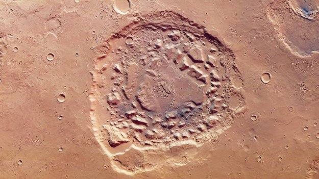 Vết tích nghi là siêu núi lửa trên sao Hỏa