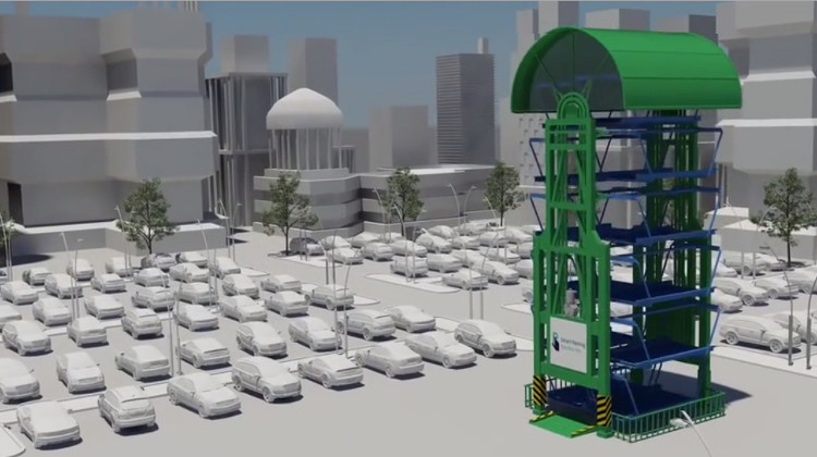 Video: Bãi đỗ xe thẳng đứng tăng không gian để xe gấp 8 lần