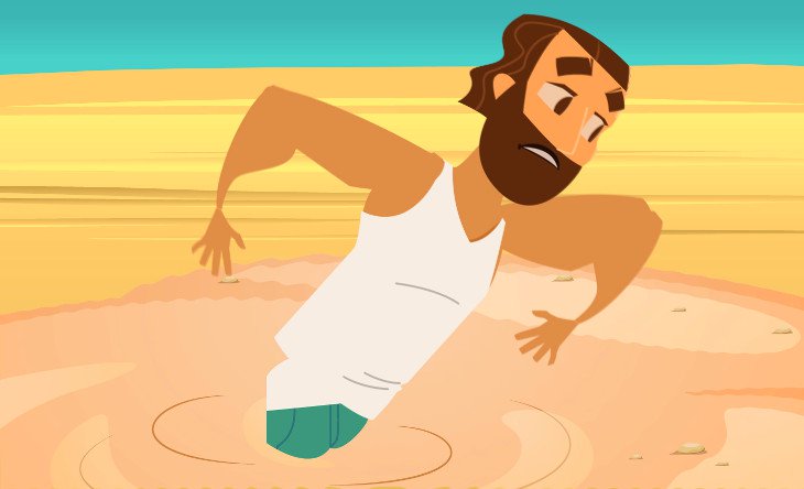 Video: Cách thoát hiểm khi sa chân xuống bãi cát lún