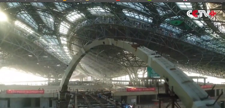 Video: Công trường sân bay như đại phi thuyền vũ trụ của Trung Quốc